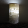 Lithophane-Lampe "Spiez-Niesen I"
