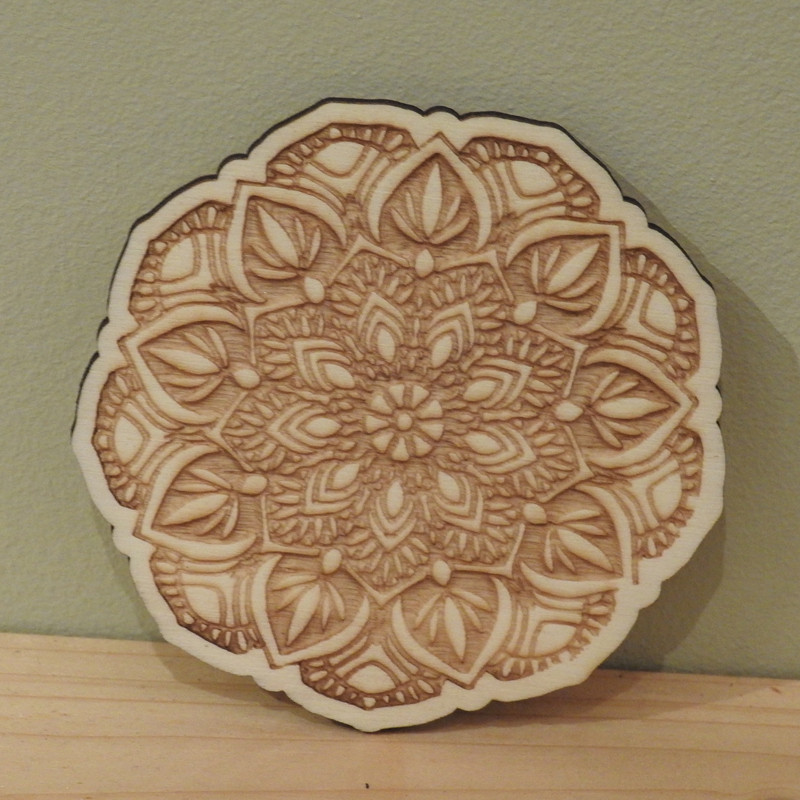 Holzplättli "Mandala 2" Holzplättli "Mandala 2"