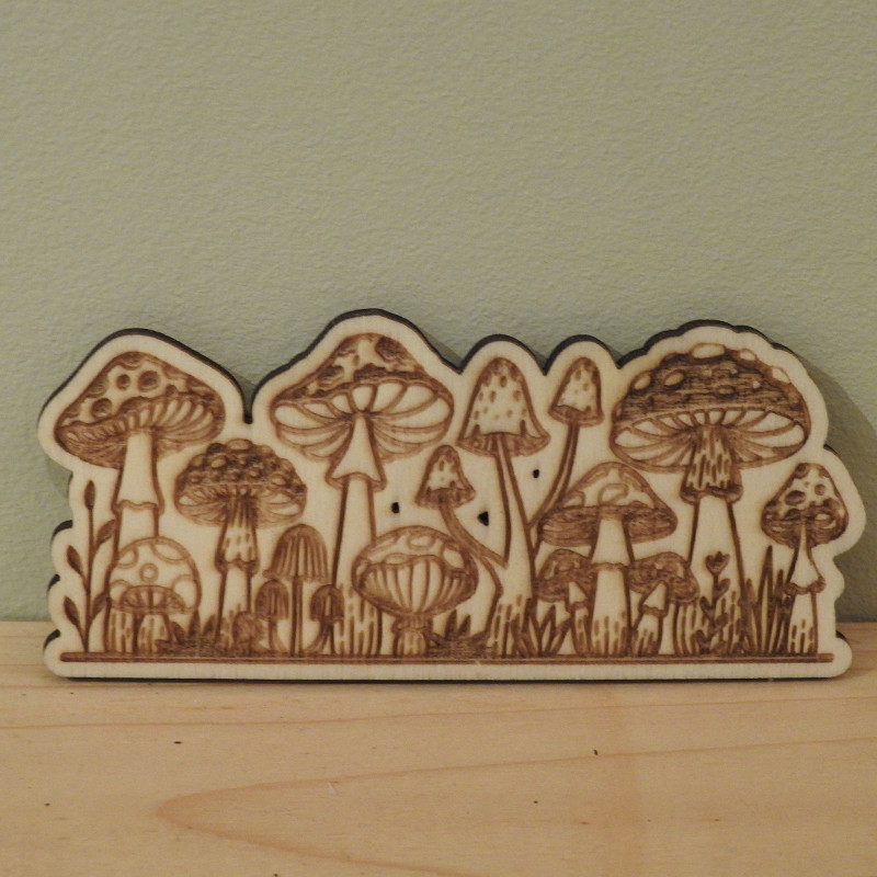Holzplättli "Pilze 1" Holzplättli "Pilze 1"