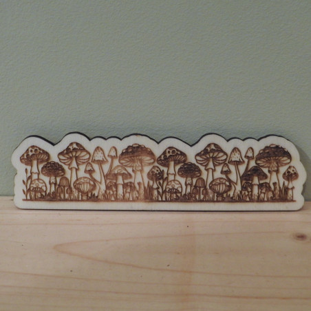 Holzplättli "Pilze 2"