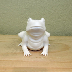 Sitzender Frosch
