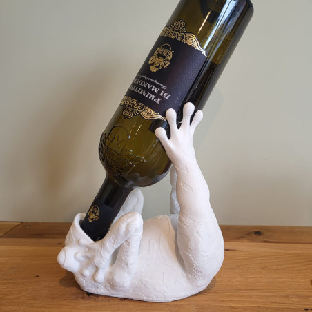 Liegender Frosch Weinflaschenhalter