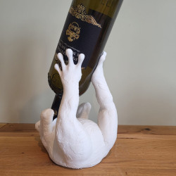 Liegender Frosch Weinflaschenhalter