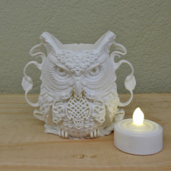 Eulen-Teelichthalter