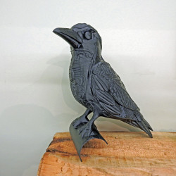 Mystischer Rabe – Mit Befestigung für Rohre